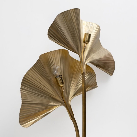 Lampada da tavolo italiana in ottone “Ginkgo” – Illuminazione stile Barbi – Lampade da tavolo (photo 8 of 9)