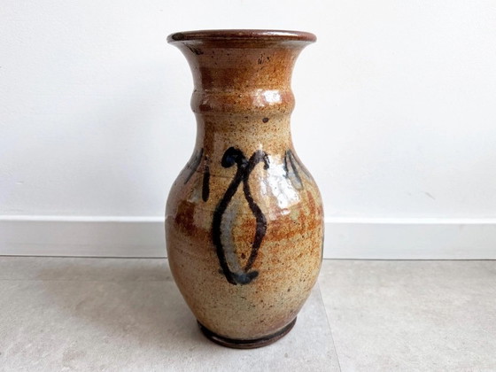 1x Large Vintage Studio Ceramic Floor Vase / Vase (photo 2 of 8)