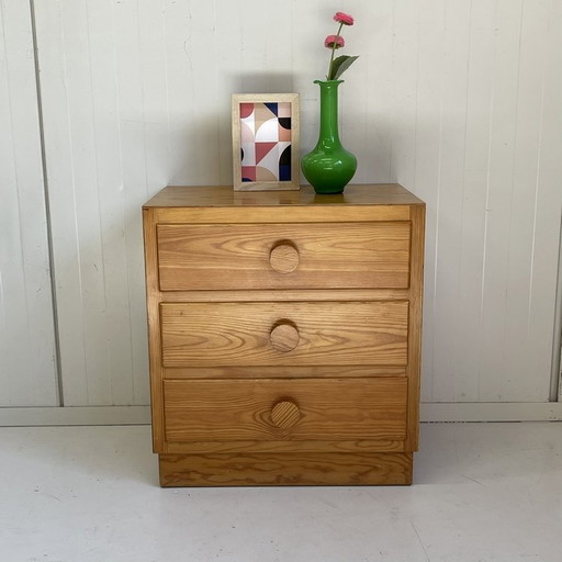 Commode vintage table de nuit en bois élégant