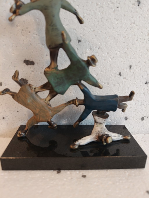 Hans Kuyper - Sculptuur “The Sky Is The Limit“ – beeldhouwkunst, Bronze (photo 2 of 9)