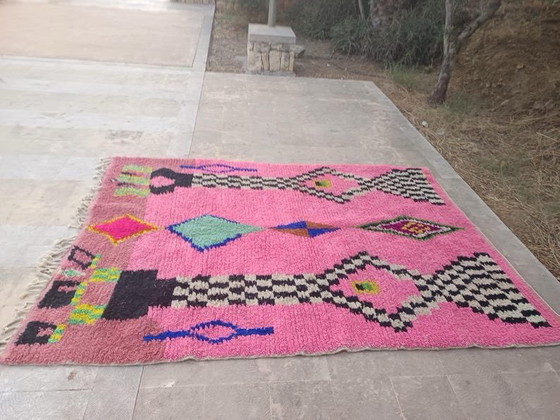 Handmade Pink Wool Rug 220/320cm – Rugs & carpets (photo 2 of 5)