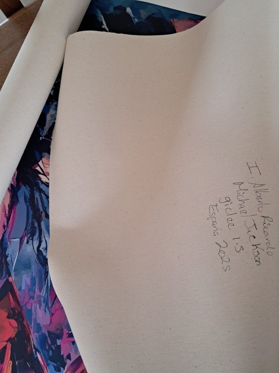 Image 1 of Alberto Ricardo - Michael Jackson - Lithografie van de kunstenaar