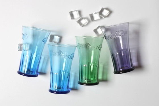 Set van 4 vintage Coca-Cola glazen / McDonald's promotie / Luminarc / 2007 – Glazen & Karaffen, Glass (photo 8 of 8)