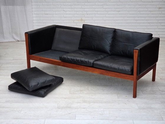 Image 1 of 1960s, Danish design by H.J.Wegner, 3 seater sofa model CH 163.