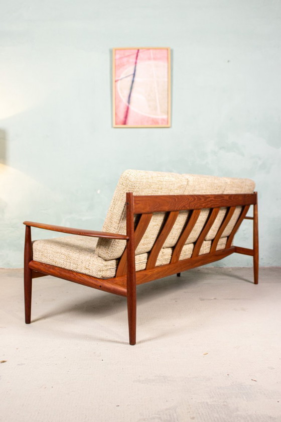 Image 1 of Canapé vintage en teck Grete Jalk France and Son, milieu du siècle