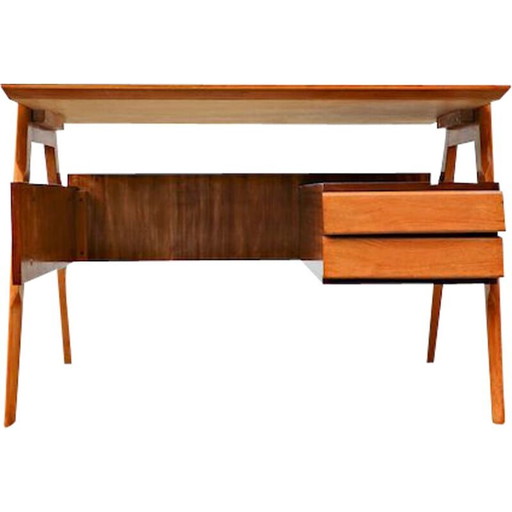 Vintage Desk by Vittorio Dassi Italian 1950s