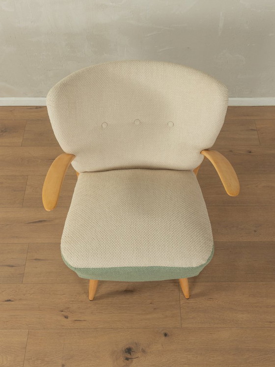 Image 1 of Vintage fauteuil uit de jaren 50 in mid-century stijl.