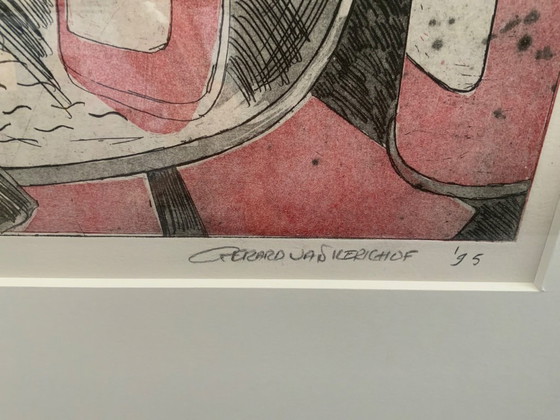 Image 1 of Serigrafía enmarcada de Gerard van Kerkhof.