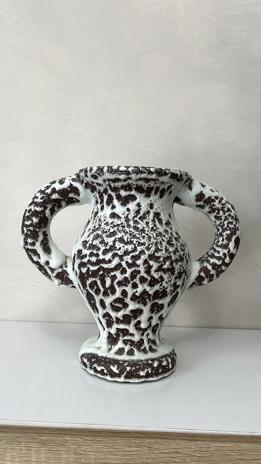 Vallauris vase signed Marius Giuge, 1950s