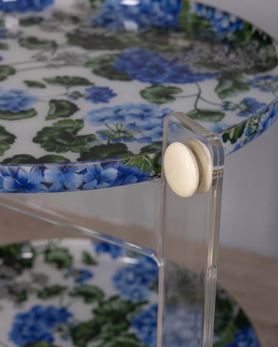 Image 1 of VINTAGE 70'S PLASTIC TROLLEY DESIGNED BY L.MASSONI FOR GUZZINI