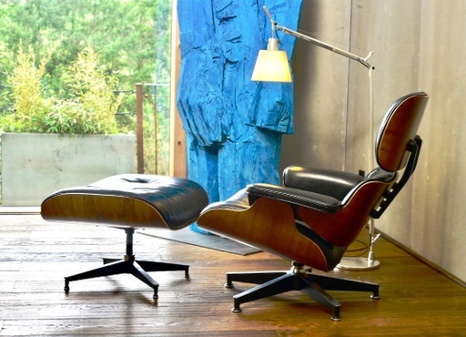 Herman Miller Eames Lounge Chair & Ottoman años 60