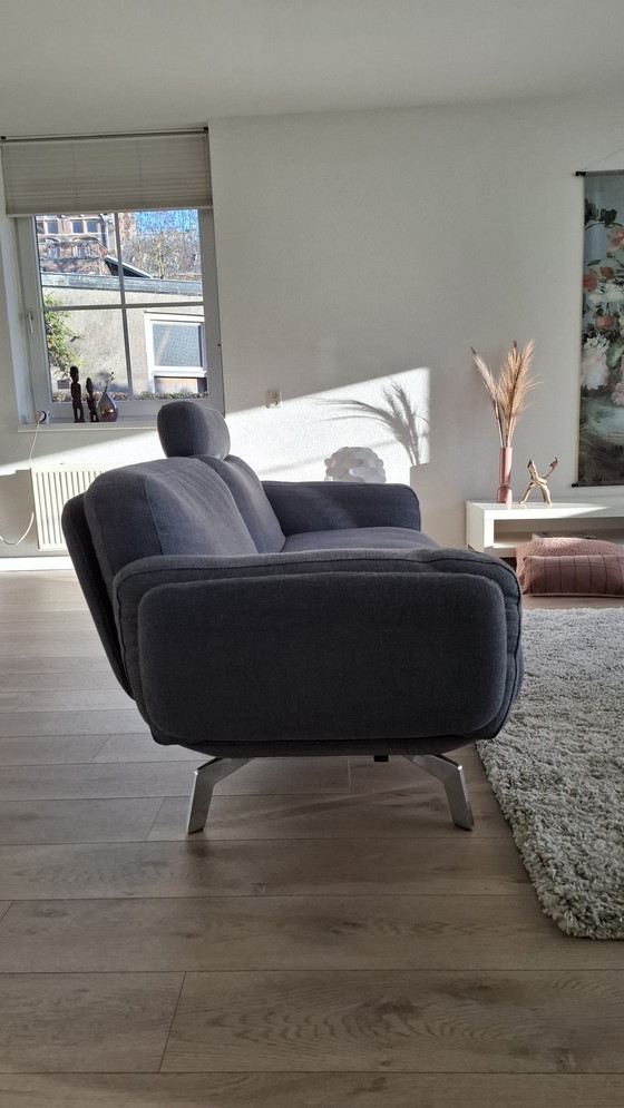 Image 1 of Leolux Nardo sofas (2.5 & 3.5 seats) grey, as good as new.