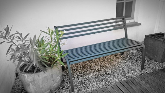 Image 1 of groene tuinbank