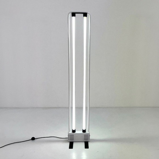 Image 1 of White Floorlamp by Gian N. Gigante for Zerbetto, 1980s