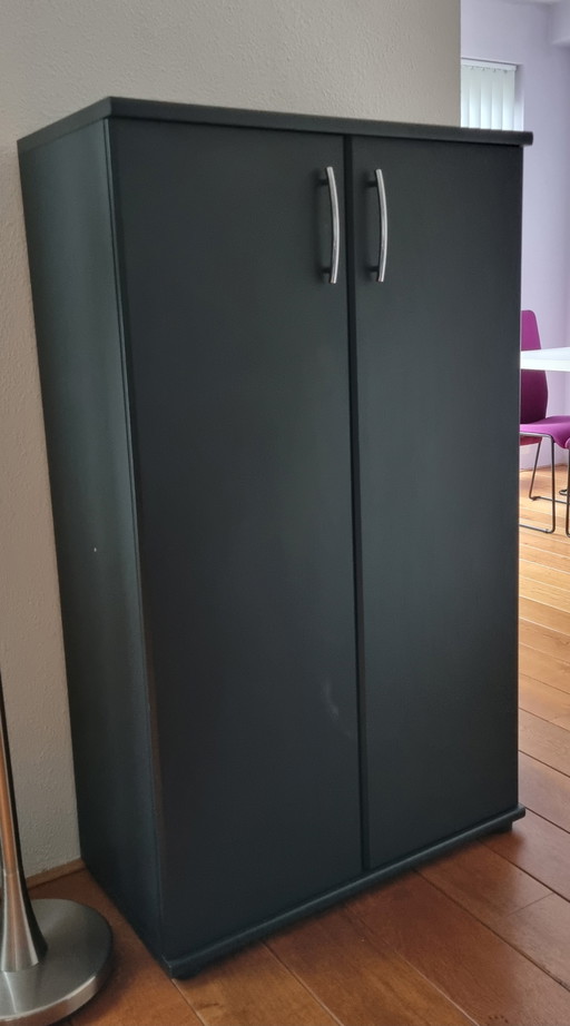 Black semi high cabinet