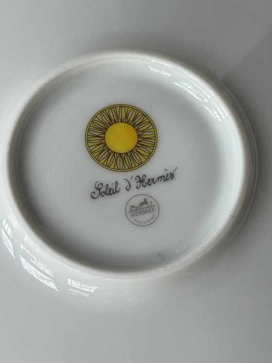Image 1 of Soleil d'Hermès teacups and saucers