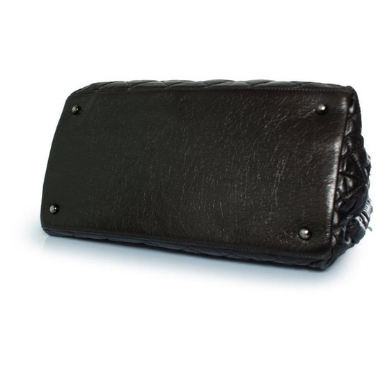 Image 1 of Chanel, quilted chain me tote in black