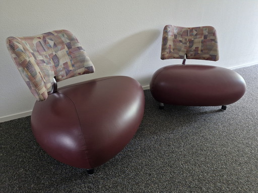 Ensemble de très beaux fauteuils design Leolux