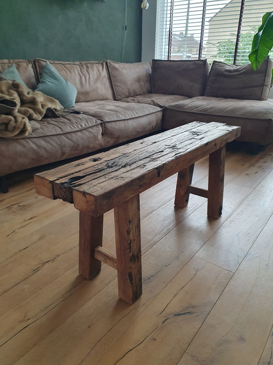 Image 1 of Oak bench lxwxh 143x26x50cm