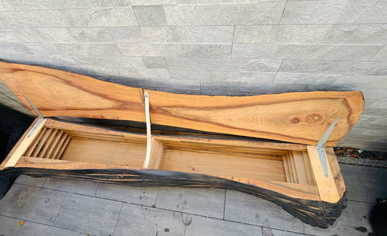 Banco de Roble Macizo – Pieza Única – – Objetos decorativos, Madera (photo 3 of 5)