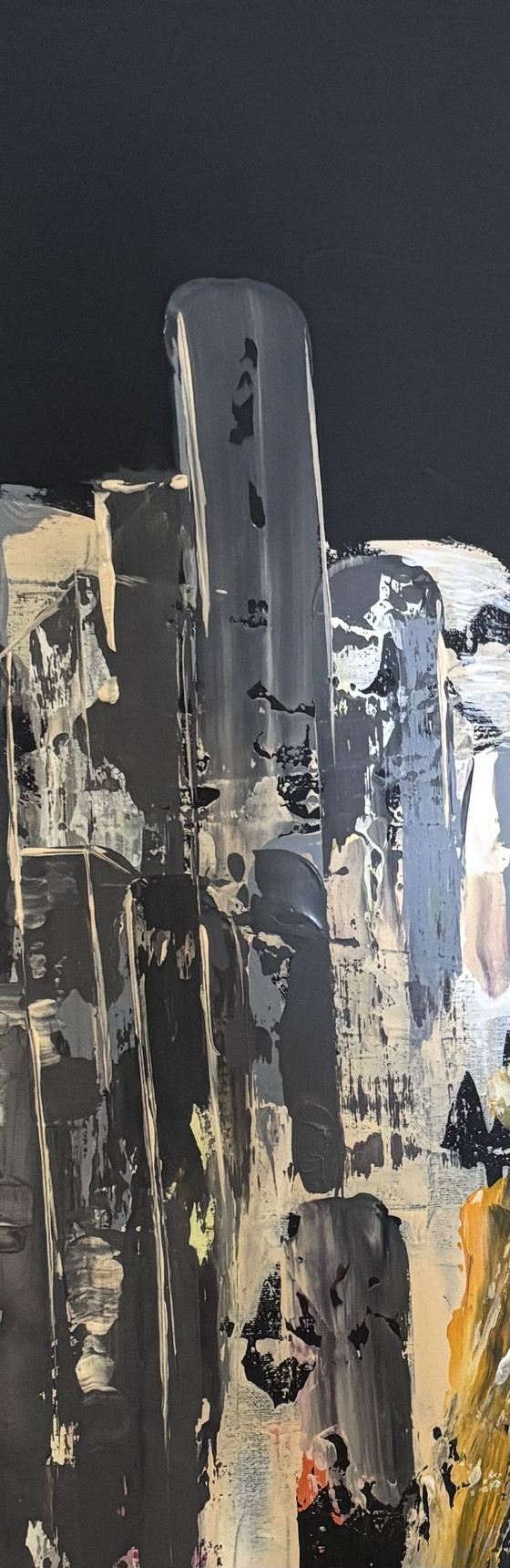 Image 1 of NYC, 5th Ave......100x120 cm mixed media on canvas