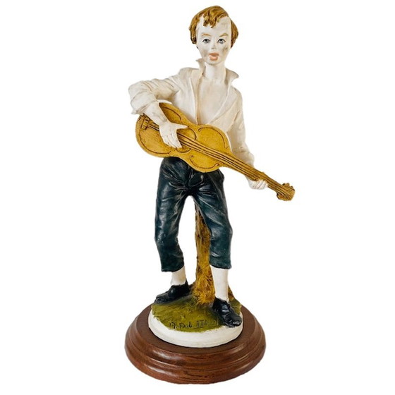 Image 1 of Figurine vintage italienne A. Belcari bohème