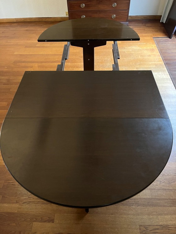 Image 1 of 6 Thonet 214/215 chairs and dining table with 2 intermediate leaves