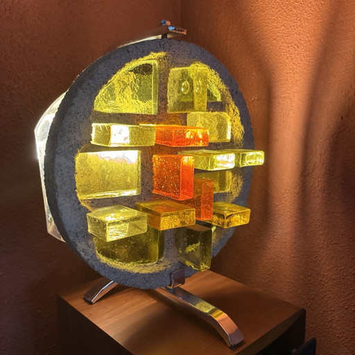 Lamp van glaspasta