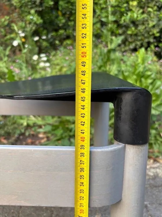 Thonet Flex Stapelstühle in Grey Wash, Designklassiker von Gerd Lange, Esszimmerstühle, Holz, Grau, Retro (Foto 12 von 16)