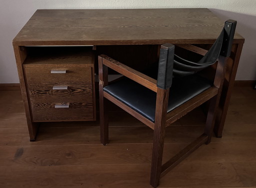 Pastoe, Cees Braakman, scrivania con sedia, Wenge