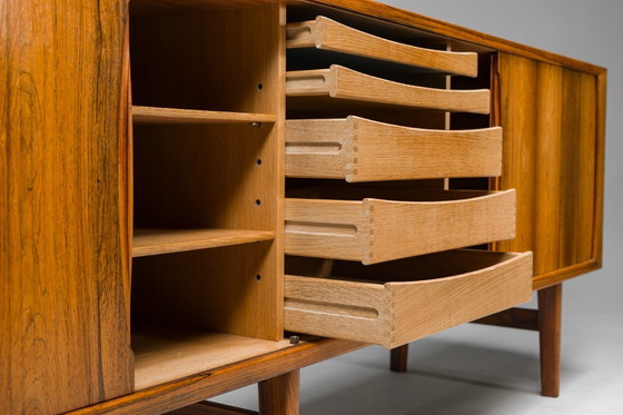 Image 1 of Groot palissander dressoir van Henning Kjerulf voor Bruno Hansen, 1950