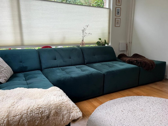 Image 1 of Cosmopolitan Design Chicago Hoekbank met Chaise Longue Links - Velvet