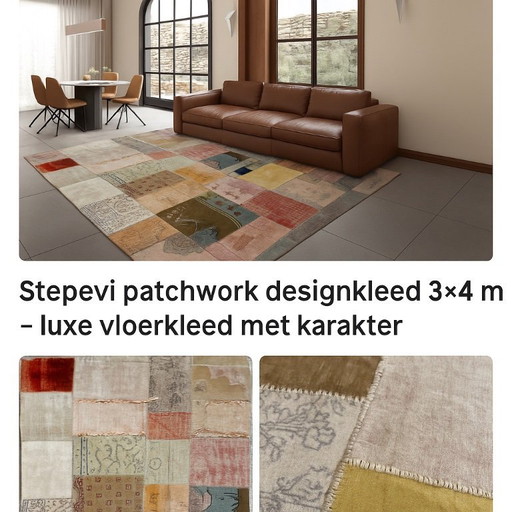 Stepevi Patchwork-Designvloerkleed