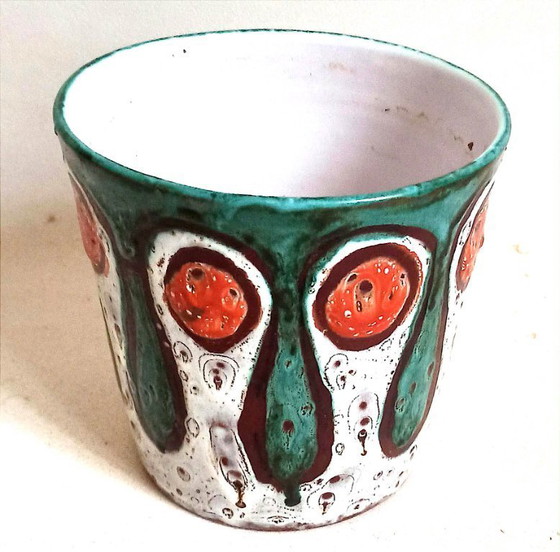 Image 1 of Vaso in ceramica Vallauris, anni '70, altezza 14,2 cm