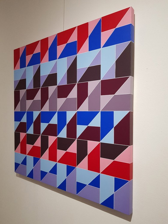 Modern abstract art - 6 x 24 - 20221014 – Paintings & Drawings, Canvas (photo 3 of 9)