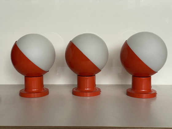 Image 1 of Set (3x) Lampada da parete vintage Space Kaiser Leuchten