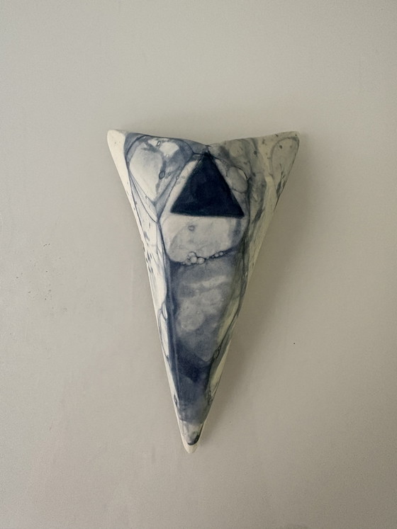 Image 1 of Conjunto de tres esculturas de pared de cerámica