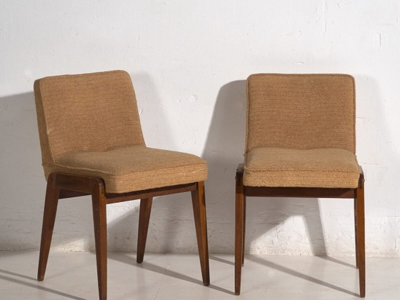 Sedie stile Mid Century (c.1940). Set di due – Sedie da camera, Wool, Modern (photo 2 of 10)