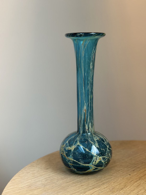 Image 1 of Vaso in vetro Mdina firmato – Malta, anni '70 circa