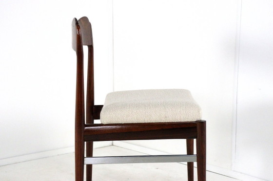 Set di 6 sedie da pranzo in palissandro, sedie da pranzo nuove, imbottite, stile vintage – AWA, Wood (photo 15 of 17)