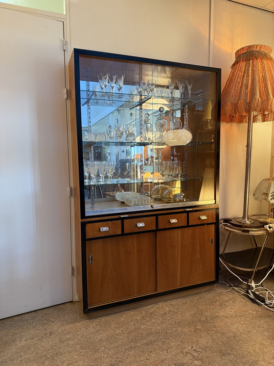 Image 1 of Vetrina vintage in noce anni '60