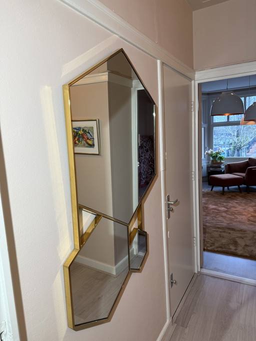 Specchio Eichholtz (forma esagonale) con bordo dorato