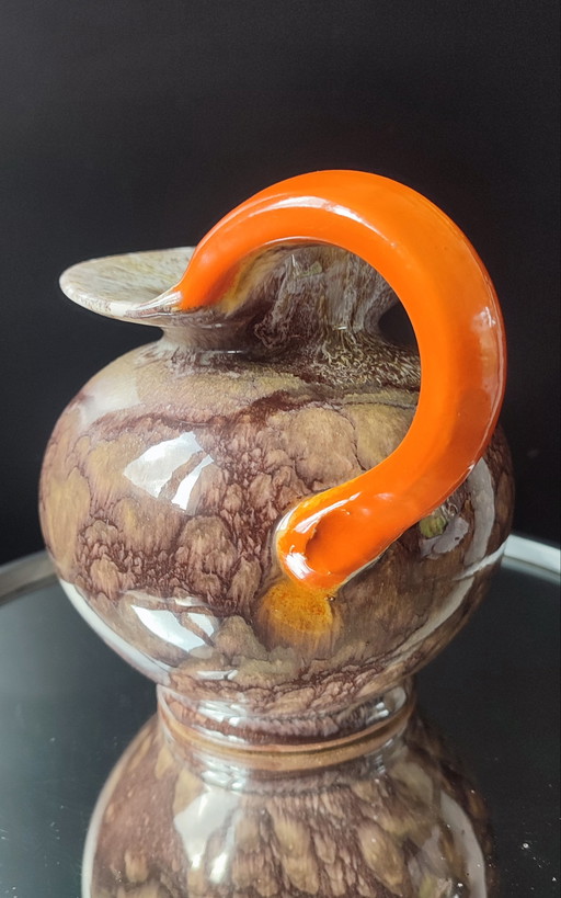 Ceramic pitcher by Roberto Rigon for Bertoncello, 1960s-70s