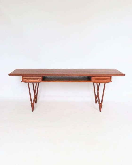 Tavolino da caffè vintage in teak design danese E.W. Bach – Tavolini da caffè, Legno (photo 2 of 10)