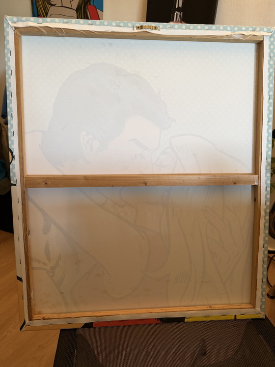 Image 1 of Quadro Ikea su tela POP-ART il bacio