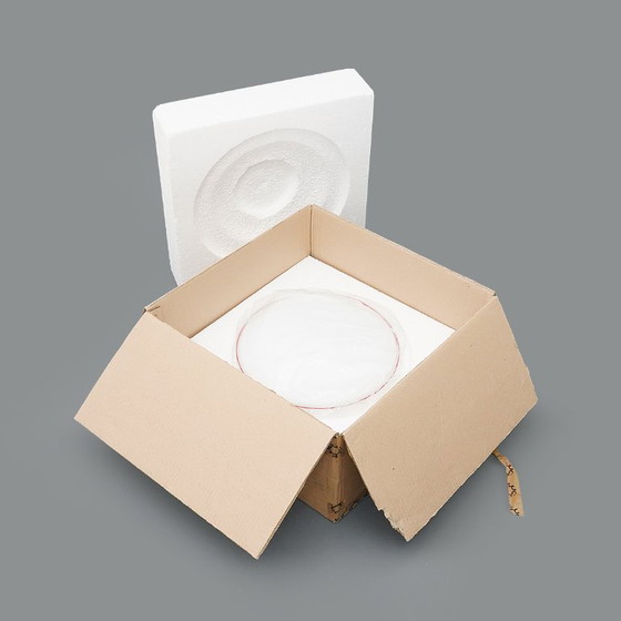 Image 1 of Lampada da soffitto rotonda “Ronda 37” di Studio Tecnico Leucos, per Leucos, anni '70