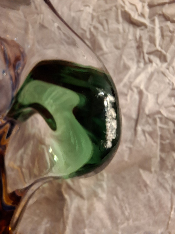 Cuenco artístico Mid-Century "Rhapsody" grande de vidrio de František Zemek para Mstišov (42 cm) – Glass (photo 11 of 12)