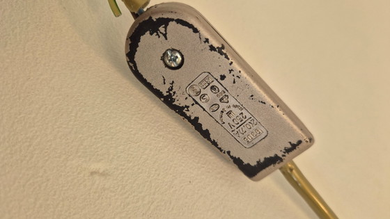 Image 1 of Set pesante di lampade da tavolo in ottone vintage