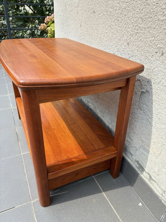 Sailing Stolefabrik teak coffee table with drawers, Denmark, 1960s, Wood, Brown (photo 4 of 8)