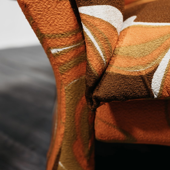 Image 1 of Guarnacci Padovano Vagnoni Paar 1-zits fauteuils Mod. Ionica-ontwerp jaren 70